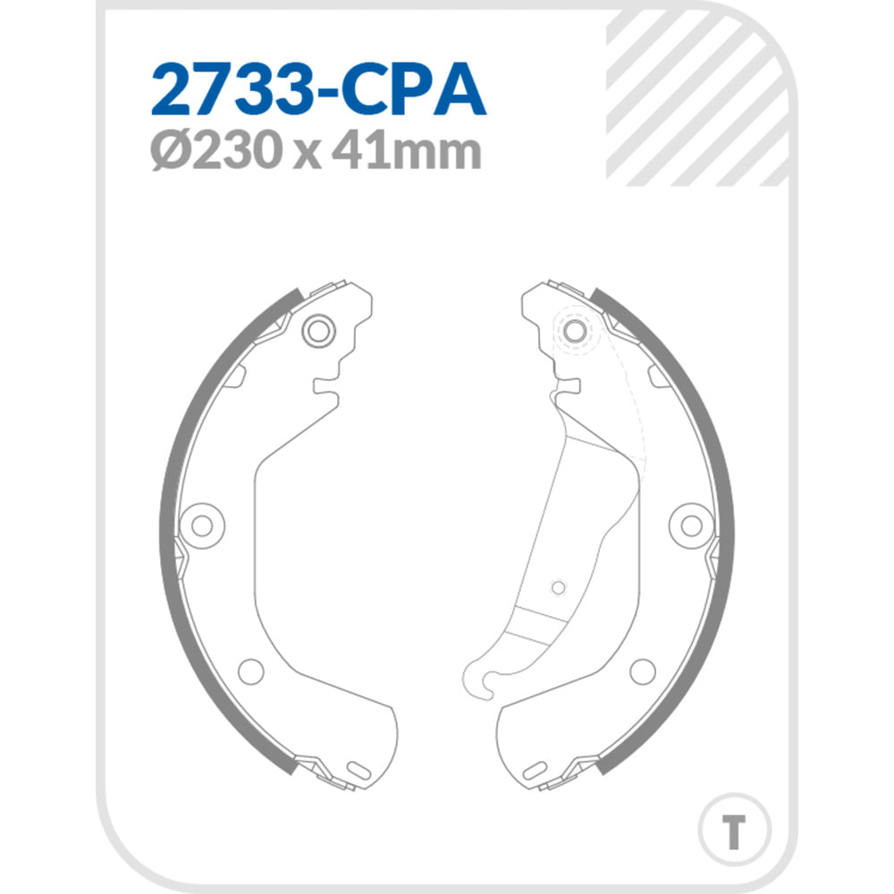 Sapata de Freio Spin LTZ 1.8 8V - 2012 até 2024 COBREQ 2733CPA