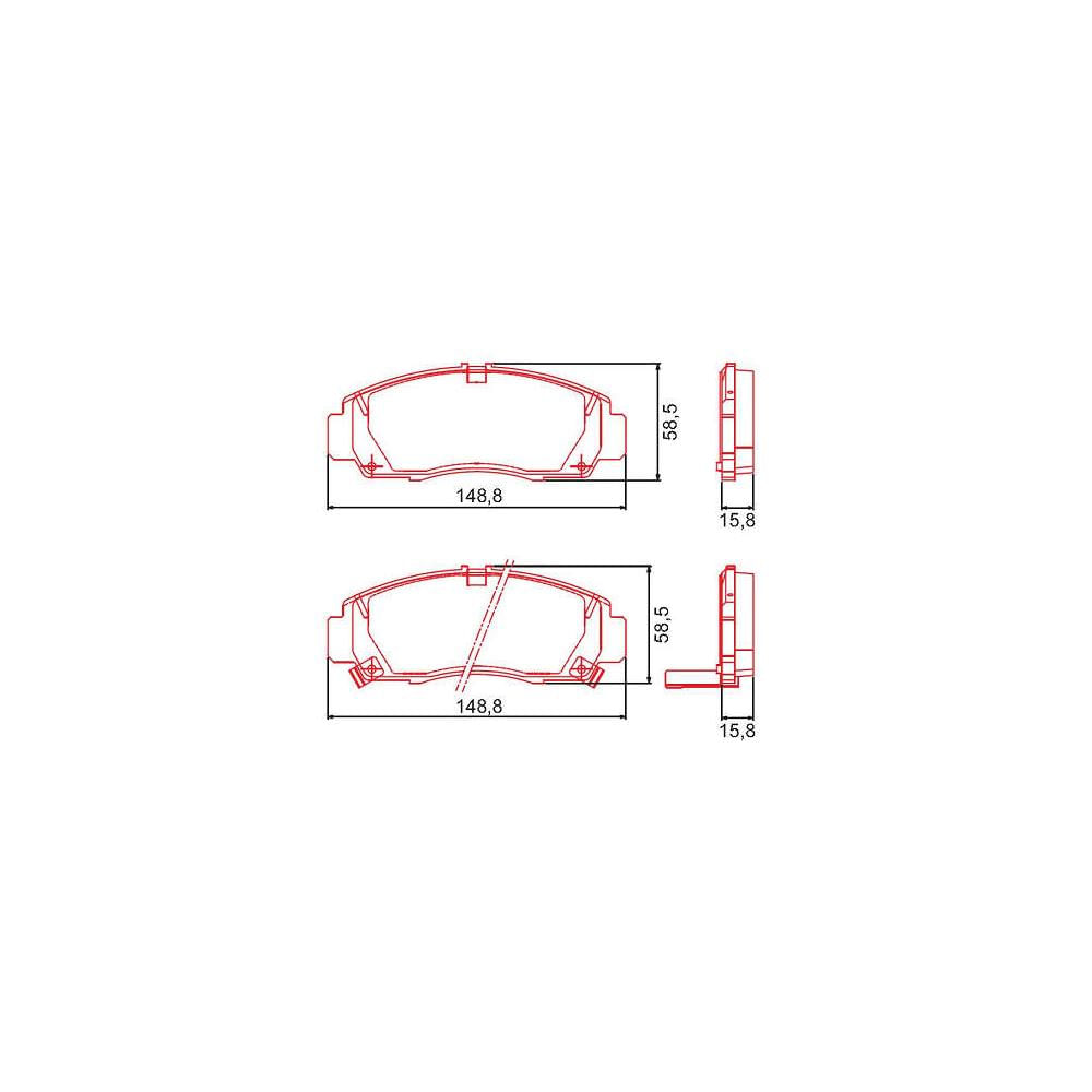 Pastilha de Freio Traseira Zx AURA - 1992 até 1997 COBREQ N1159