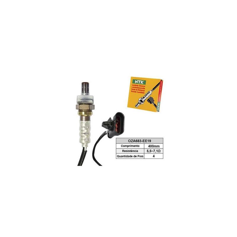 Sonda Lambda Meriva - 2003 até 2012 NGK OZA683EE19 - Envia Peças