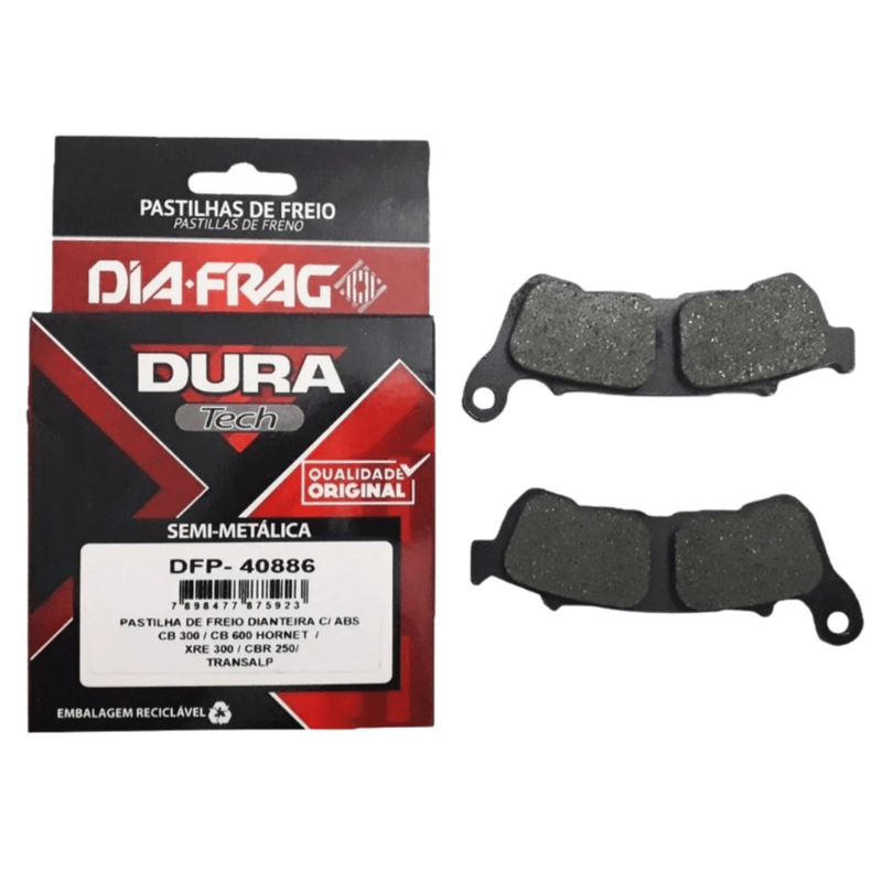 Pastilha de Freio Dianteira DIAFRAG DFP40886 - Envia Peças