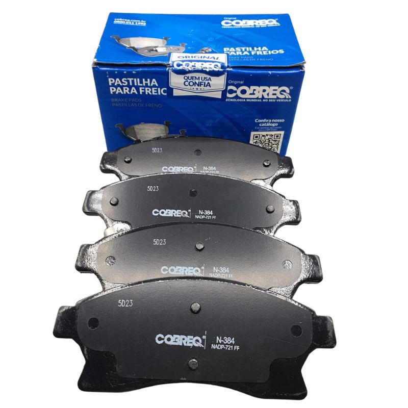 Pastilha de Freio Dianteira Cruze LT HATCH - 2012 até 2017 COBREQ N384-1749491402491